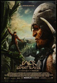 5p412 JACK THE GIANT SLAYER advance DS 1sh '13 Bryan Singer directed CGI, cool image!