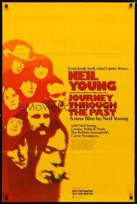 5p423 JOURNEY THROUGH THE PAST New Line Cinema 1sh '73 Neil Young, everybody look what's goin' down