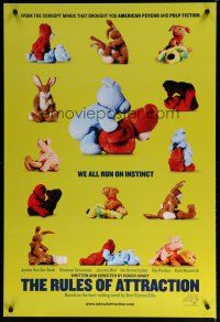 5p655 RULES OF ATTRACTION int'l 1sh '02 wacky images of stuffed animals in compromising positions!