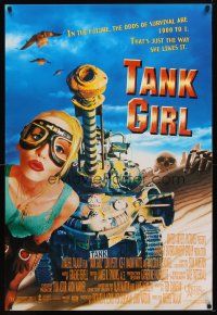5p750 TANK GIRL 1sh '95 Naomi Watts, wacky Lori Petty with cool futuristic tank!