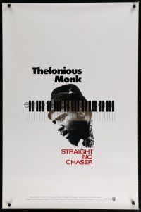 5p758 THELONIOUS MONK: STRAIGHT, NO CHASER int'l 1sh '89 Clint Eastwood produced jazz bio!