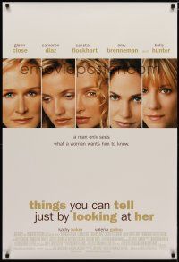 5p760 THINGS YOU CAN TELL JUST BY LOOKING AT HER DS 1sh '00 Glenn Close, Cameron Diaz, Hunter!