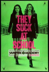 5p800 VAMPIRE ACADEMY teaser DS 1sh '14 Zoey Deutch, Gabriel Byrne, they suck at school!