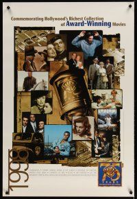 5p811 WARNER BROS 75TH ANNIVERSARY video 1sh '98 Clint Eastwood, Paul Newman, Lauren Bacall & more!