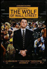 5p827 WOLF OF WALL STREET teaser DS 1sh '13 Martin Scorsese directed, Leonardo DiCaprio!