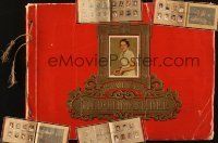 5r002 LOT OF 166 GERMAN CIGARETTE CARDS CONTAINED IN AN ALBUM '30s with four color 9x11s!