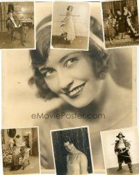 5r055 LOT OF 7 11X14 STAGE PLAY STILLS '20s-30s great close up & full-length portraits + scenes!