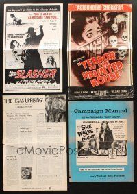 5r086 LOT OF 23 UNCUT PRESSBOOKS '50s-70s great advertising from a variety of movies!