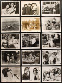 5r091 LOT OF 131 8X10 STILLS '30s-70s great images from a variety of different movies!