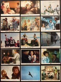 5r093 LOT OF 87 COLOR 8X10 STILLS '60s-80s great images from a variety of different movies!