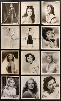 5r107 LOT OF 18 8X10 FEMALE PORTRAIT STILLS '40s-60s Maureen O'Hara, Susan Hayward & more!