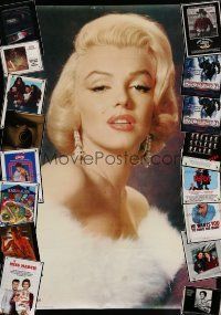 5r130 LOT OF 17 UNFOLDED ONE-SHEET, HALF-SHEET, SPECIAL AND MINI POSTERS '70s-00s Marilyn & more!