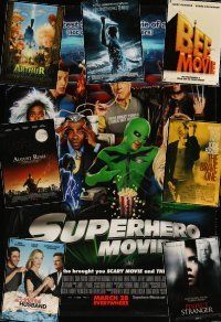 5r152 LOT OF 20 UNFOLDED DOUBLE-SIDED ONE-SHEETS '96 - '10 Superhero Movie & many more!