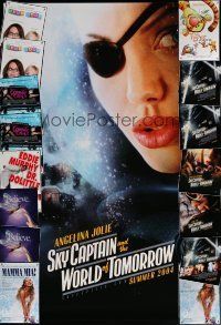 5r154 LOT OF 16 UNFOLDED DOUBLE-SIDED ONE-SHEETS '90s-00s Sky Captain, Mamma Mia & more!