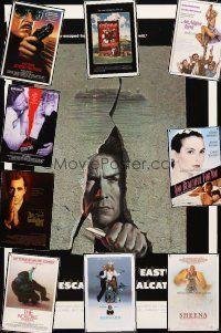 5r187 LOT OF 26 UNFOLDED ONE-SHEETS '79 - '90 Escape From Alcatraz, Bronco Billy & more!