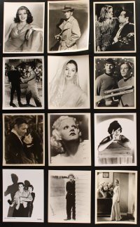 5r114 LOT OF 18 REPRO STILLS '80s Rita Hayworth, Jean Harlow, Chaplin, Bogart & more!