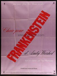 5s753 ANDY WARHOL'S FRANKENSTEIN French 1p '74 directed by Paul Morrissey, different!
