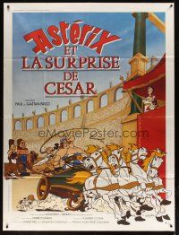 5s755 ASTERIX VS. CAESAR French 1p '85 art of comic cartoon characters by Albert Uderzo!
