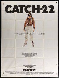 5s794 CATCH 22 French 1p '70 completely different image of Alan Arkin hanging from flight harness!