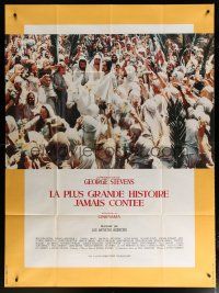 5s858 GREATEST STORY EVER TOLD French 1p '65 George Stevens, Max von Sydow as Jesus!