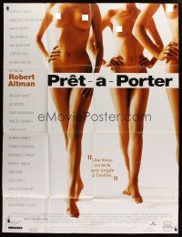 5s929 PRET-A-PORTER French 1p '94 Robert Altman, different sexy image of naked female models!