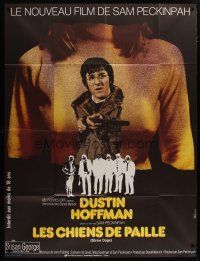 5s972 STRAW DOGS French 1p '72 Peckinpah, different art of Hoffman & Susan George by Ferracci!