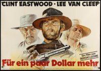 5s380 FOR A FEW DOLLARS MORE German 33x47 R78 Leone's Per qualche dollaro in piu, Clint Eastwood