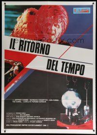 5s185 FROM BEYOND Italian 1p '86 H.P. Lovecraft, different science fiction horror image!