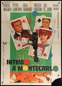 5s194 HOW I SPENT MY SUMMER VACATION Italian 1p '67 cool different Volcarenghi gambling art!