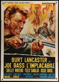 5s235 SCALPHUNTERS Italian 1p '68 different Avelli art of Burt Lancaster aiming his rifle!