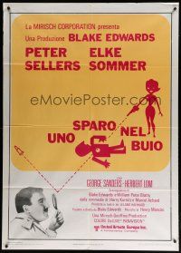 5s238 SHOT IN THE DARK Italian 1p R70s Blake Edwards directed, Peter Sellers & sexy Elke Sommer!
