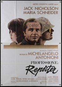 5s143 PASSENGER Italian 2p '75 Antonioni, different image of Jack Nicholson & Maria Schneider!