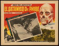 5s478 ABOMINABLE DR. PHIBES Mexican LC R70s cool different border art of disfigured Vincent Price!