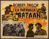 5s491 BATAAN Mexican LC R50s Robert Taylor in the story of a World War II patrol of 13 heroes!