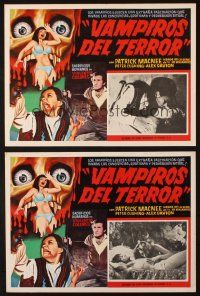 5s460 BLOOD SUCKERS 2 Mexican LCs '70 English vampire movie, great border art!
