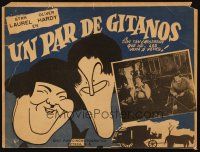 5s505 BOHEMIAN GIRL Mexican LC R40s Stan Laurel & Oliver Hardy as gypsies + cool border art!