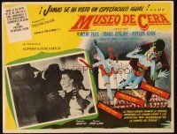 5s558 HOUSE OF WAX Mexican LC R60s great 3-D border art of monster & sexy girls + cool inset!