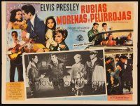 5s566 IT HAPPENED AT THE WORLD'S FAIR Mexican LC '63 great border montage of Elvis Presley!