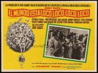 5s567 IT'S A MAD, MAD, MAD, MAD WORLD Mexican LC '64 c/u of The Three Stooges as firefighters!