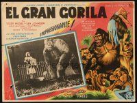 5s590 MIGHTY JOE YOUNG Mexican LC '49 first Ray Harryhausen, Terry Moore with the giant ape!