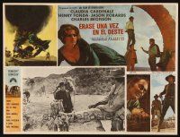 5s599 ONCE UPON A TIME IN THE WEST Mexican LC '68 Sergio Leone, Cardinale, Henry Fonda, Bronson