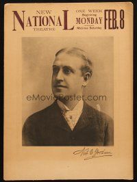 5s412 NAT C. GOODWIN special 13x18 1897 when he appeared at the New National Theatre for a week!