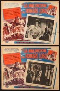 5s450 CURSE OF THE WEREWOLF 3 Mexican LCs '61 Hammer, Oliver Reed in transformation scenes!