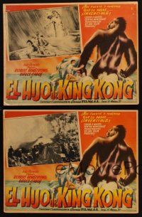5s448 SON OF KONG 4 Mexican LCs R50s Ernest B Schoedsack directed, cool monster images!