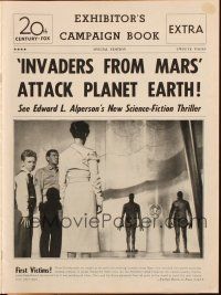 5s048 INVADERS FROM MARS pressbook '53 classic, hordes of green monsters from outer space!