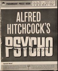 5s081 PSYCHO pressbook '60 Alfred Hitchcock classic starring Janet Leigh & Anthony Perkins!