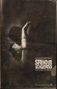 5s091 SPLENDOR IN THE GRASS pressbook '61 Natalie Wood, Warren Beatty, directed by Elia Kazan!