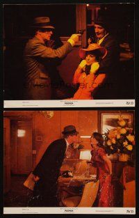 5t954 PEEPER 2 color 11x14 stills '75 private-eye Michael Caine, Natalie Wood, detective action!