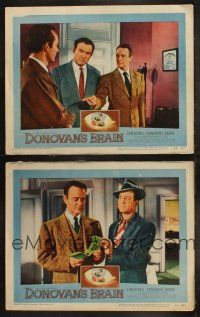 5t920 DONOVAN'S BRAIN 2 LCs '53 Lew Ayres, Evans, Brodie, from the novel by Curt Siodmak!