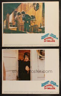 5t944 McCABE & MRS. MILLER 2 LCs '71 Warren Beatty, Julie Christie, directed by Robert Altman!